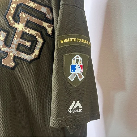 SF Giants Pagan Majestic Jersey - Picture 4 of 7